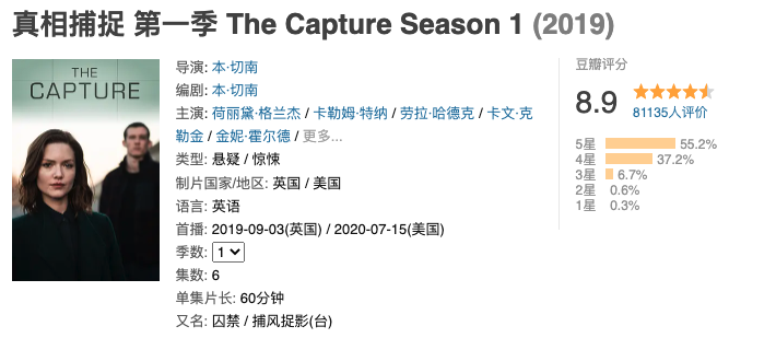 真相捕捉 THE CAPTURE Season 1